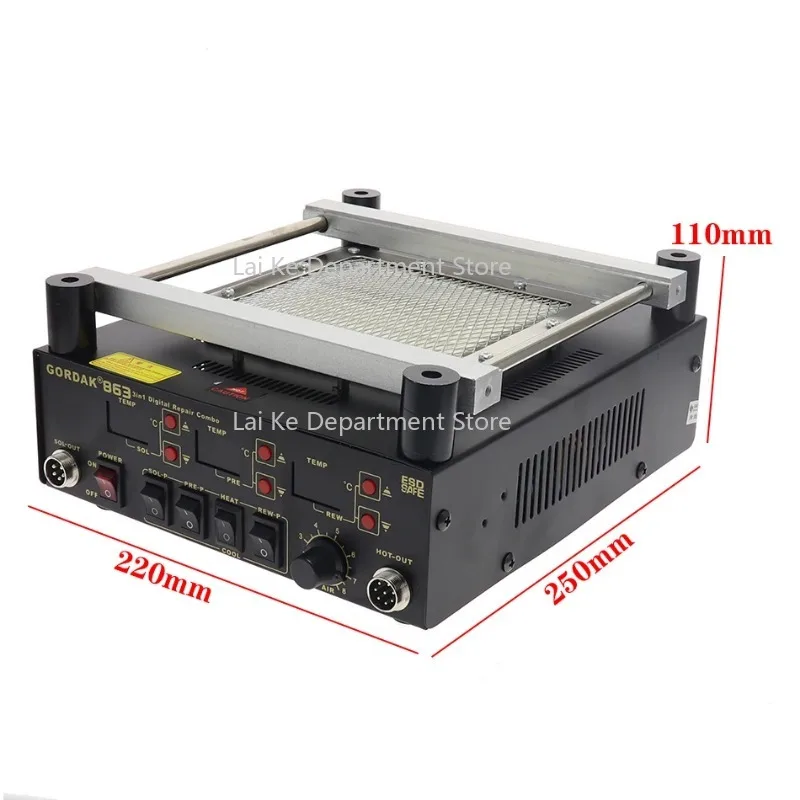 3-in-1 Digital Heat Gun BGA Re - огляд і ціна Infrared Bga Rework Station