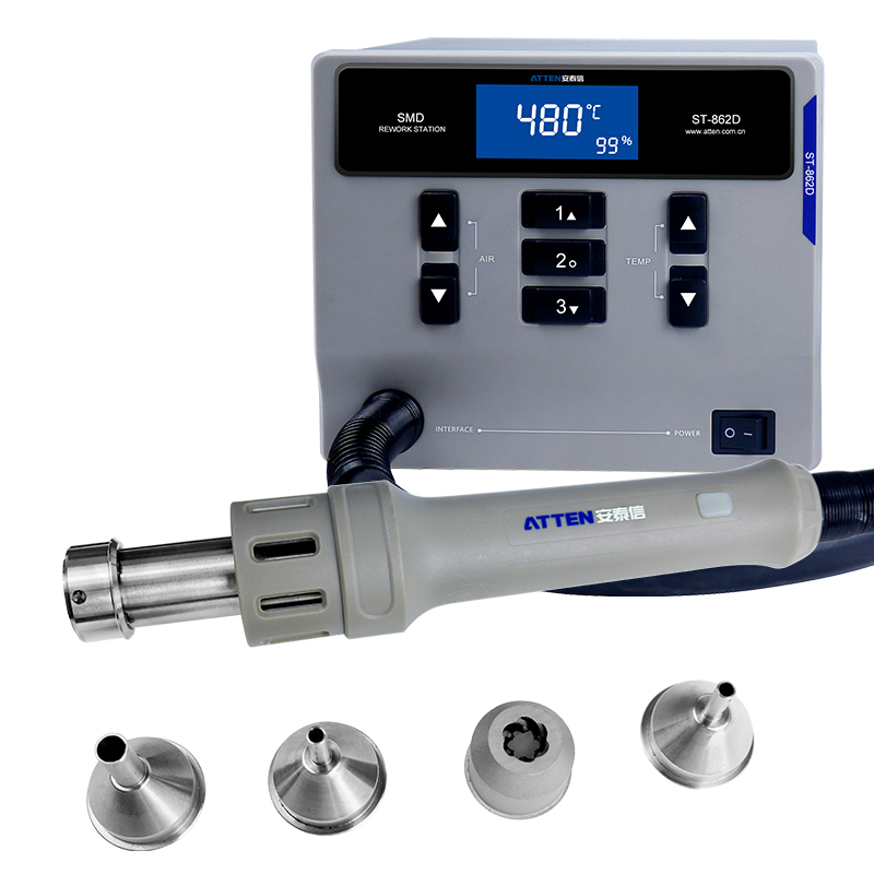Best 1000W ST862D Hot Air Rewo - огляд і ціна Hot Air Rework Station 861Dw