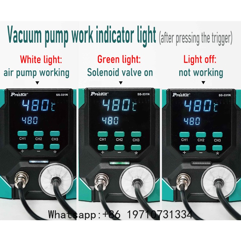 SS-331N Digital Electric Desol - огляд і ціна Desoldering Pump Electric Vacuum Station