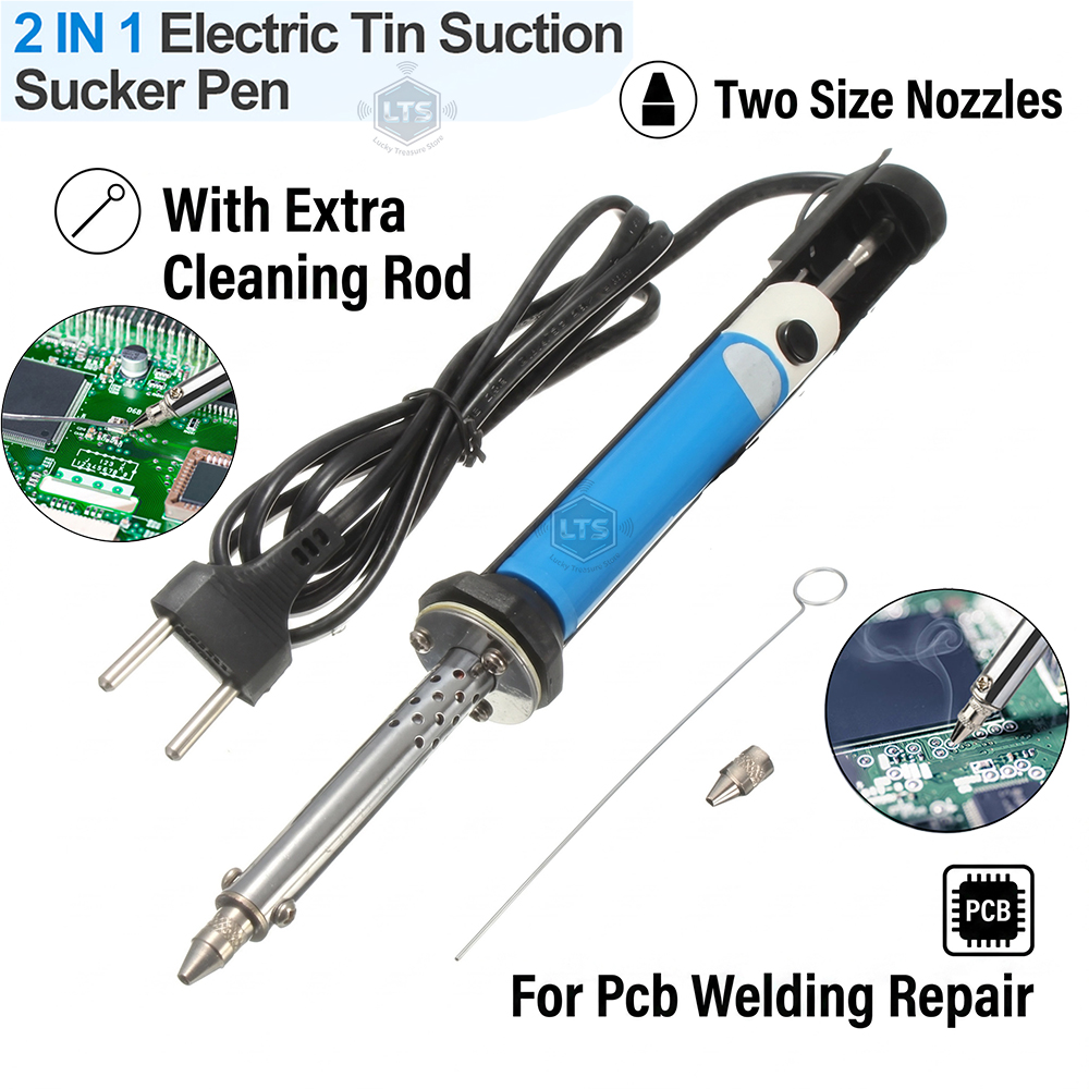 US 110V EU 220V Electric Tin S - огляд і ціна Desoldering Pump Electric Vacuum Station